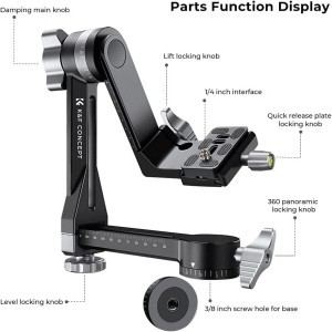 KF Concept gimbal fej, állványfej (KF31.052)-4