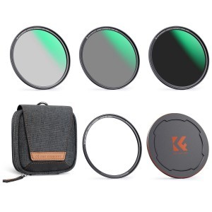 KF Concept 58mm mágneses szűrőkészlet CPL + ND8 + ND64 + mágneses adaptergyűrű + mágneses objektív sapka Nano X Series (SKU.2139)