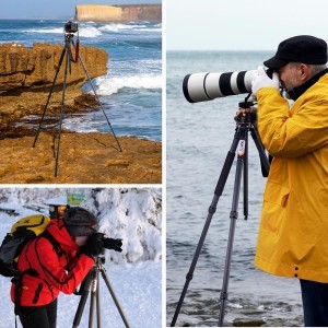 KF Concept A254C4+BH-35L karbon fényképező állvány, tripod gömbfejjel 175cm (KF09.098)-6