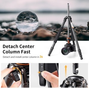 KF Concept A254C4+BH-35L karbon fényképező állvány, tripod gömbfejjel 175cm (KF09.098)-3