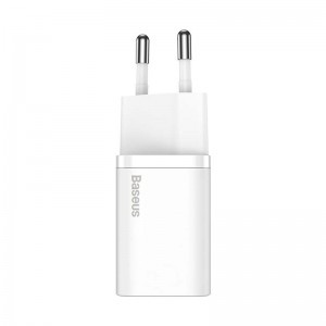 Baseus Super Si 1C Hálózati töltő adapter USB Type-C QC PD 20W 3A fehér (CCSUP-B02)-11