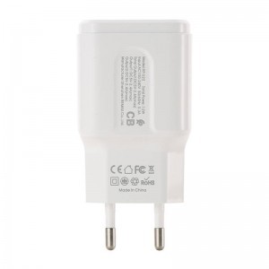 Remax RP-U22 hálózati töltő adapter 2x USB-A 2.4A (fehér)-1