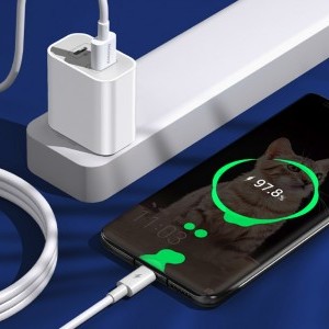 Remax RP-U68 hálózati töltő adapter USB-C, USB-A, 20W (fehér)-1