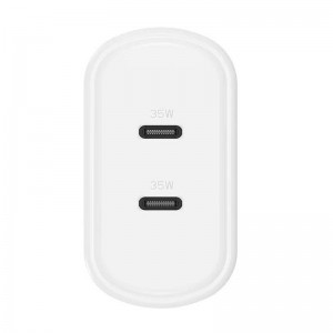 Cygnett hálózati töltő adapter 2x USB-C PD 35W (fehér)-3