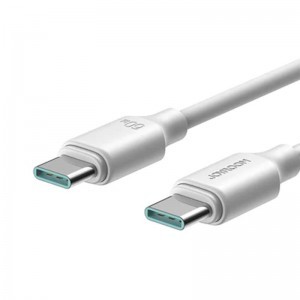  Joyroom JR-TCF11 hálózati töltő adapter USB-C 25W + USB-C - USB-C kábel 1m fehér