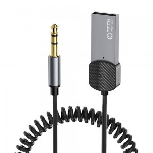 Tech-Protect Ultraboost audio bluetooth 3.5mm jack AUX adapter szürke-0