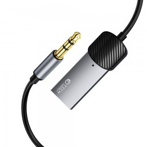 Tech-Protect Ultraboost audio bluetooth 3.5mm jack AUX adapter szürke-5