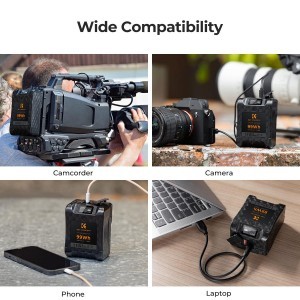 KF Concept 99Wh mini V Mount akkumulátor 14.8V 6700mAh, 65W PD USB-C, USB-A, BP, D-TAP (KF28.0024)-7