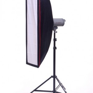 Hunbright Visico VC HH PRO 400 30 x 140 cm csík softboxos távirányítós vaku szett-0