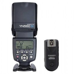 Yongnuo YN 560 IV beépített 2,4GHz-es rádiós kioldó jelvevővel + 603 TX NIKON jeladó szett