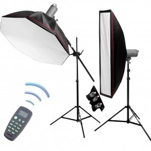 Hunbright Visico VC  HH Pro 4.4. 120 35 x 140 boom box  801 TX távirányítós stúdióvaku kit-0