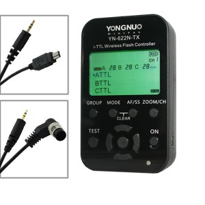 YN 622 N TX TTL vaku kioldó jeladó LCD kijelzővel Nikonhoz-1