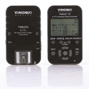 Yongnuo YN 622 C TX KIT TTL vaku kioldó Canon ETTL II rendszerhez-1