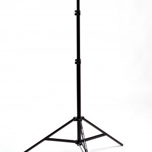H VC LS 8006 Fémgalléros, 256 cm. magas, gyors szorítós vaku és lámpa állvány-0