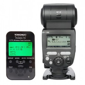 Yongnuo YN685C II vaku YN622TX vezérlő kit Canonhoz