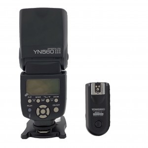 Yongnuo YN 560 III beépített 2,4GHz-es rádiós kioldó jelvevővel + 603 TX CANON jeladó szett-0