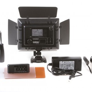 Yongnuo YN-300 III 5600K  LED Lámpa Szoftbox Szett Állvány és Hálózati táp kit-3