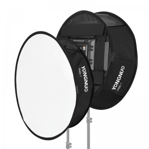 Yongnuo YN-300 III 3200K-5600K  LED Lámpa Szoftbox Szett Állvány és Hálózati táp kit