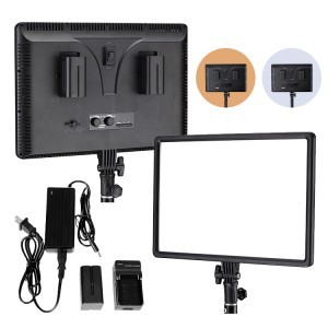 Visico LED50AII 3200-5600K videó lámpa hálózati táp kit