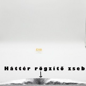 LED lámpás tárgyfotó sátor végtelen háttérrel 80x80x80 cm dimmelhető-5