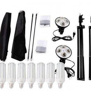 VLOG advanced NL 8x 36W Dupla LED lámpás Szoftbox szett hordtáskában-4