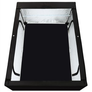 2 méteres LED lámpás tárgyfotó sátor végtelen háttérrel 120x100x200 cm dimmelhető-3