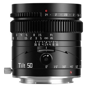 TTartisan Tilt 50mm f1.4 Sony E Mount (fekete)-1