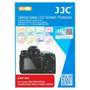 JJC GSP-M6 LCD védő üveg (Canon EOS M6, M6 MarkII, EOS M100, PowerShot G9 X MarkII, G7 X MarkII, G5 X, G9 X, G1X Mark III, EOS M50, G5X MarkII)