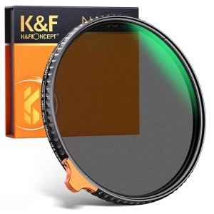 K&F Concept 77mm Multifunkc. Black Mist 1/4 & ND2-32 szűrő