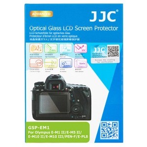 JJC GSP-EM1 üveg LCD védő Olympus E-M1 Mark III, E-M1X, E-M1, E-M1 Mark II, E-M10, E-M10 MARK II, PEN-F, E-P5 E-PL7, E-M5 MARK II)