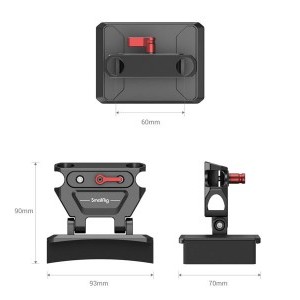 Smallrig Lightweight Chest Pad with Rod Clamp MD3183-3