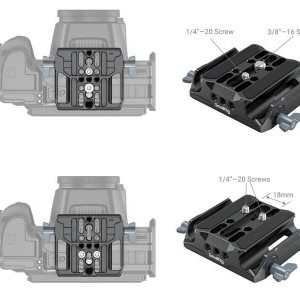 Smallrig 3357 Univerzal LWS Baseplate With Dual 15mm Rod Clamp-3