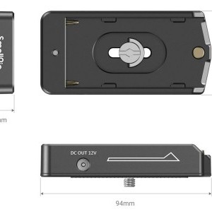 SmallRig 3018 NP-F akkumulátor adapter Lite-2