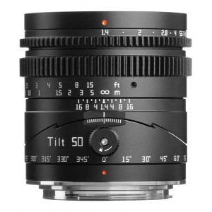 TTartisan Tilt 50mm f1.4 Nikon Z mount objektív, fekete-1