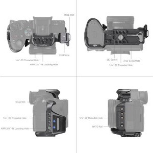 SmallRig 4308 "Rhinoceros" Cage Kit for Sony Alpha 7R V / Alpha 7 IV / Alpha 7S III-2