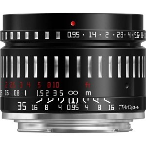 TTartisan 35mm f/0.95 Sony E mount (fekete-ezüst) APS-C objektív-1