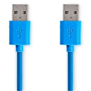 Valueline USB 3.0 A Male - USB 3.0 A Male kábel 2m kék-0