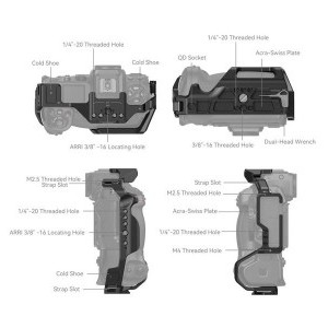 SmallRig Cage for Nikon Z8 + MB-N12 Battery Grip 3982-2