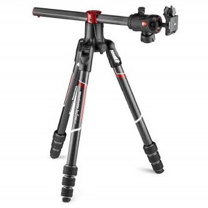 Manfrotto Befree GT XPRO Karbon állvány, tekerős lábzárral, elforgatható középoszloppal