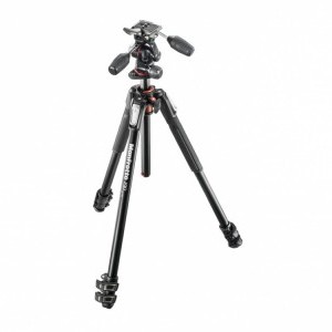 Manfrotto MK190XPRO3-3W fekete alumínium állvány + 3D fej-0