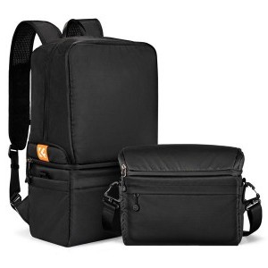 K&F Concept Collapsible Backpack 22L fekete hátizsák