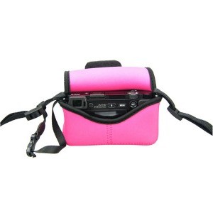 JJC OC-S1MA neoprene MILC fényképezőgép tok magenta-6