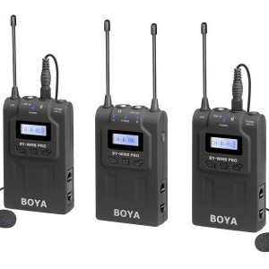 Boya BY-WM8 Pro-K2 UHF vezetéknélküli dupla szett (1+2)