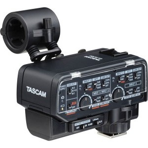 Tascam CA-XLR2D-AN XLR mikrofon adapter DSLR-hez - analóg-0