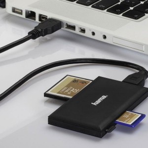 Hama USB 3.0 SUPERSPEED "SLIM" MULTI KÁRTYAOLVASÓ, FEKETE-2