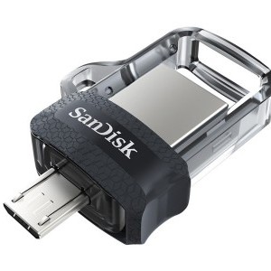 SanDisk 128 GB Ultra Dual USB Drive M3.0 ezüst-2