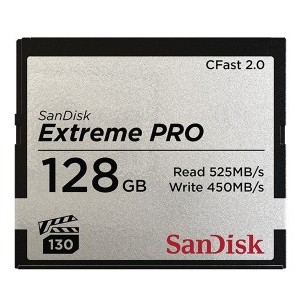 Sandisk Extreme Pro 128 GB Cfast 2.0 memóriakártya