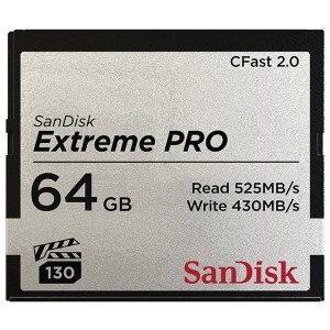 Sandisk Extreme Pro 64 GB Cfast 2.0 memóriakártya