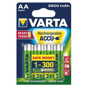 Varta Ready to Use 5716 AA 2600mAh 4db előtöltött akku