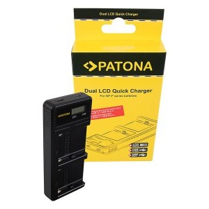 Patona Sony NP-F Dual LCD USB töltő (F550 F750 F970 FM50)-0